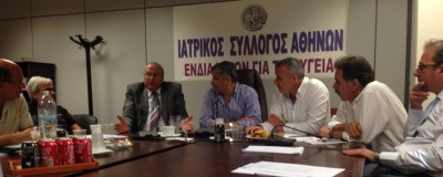 Συνάντηση του Υπουργού Αναπληρωτή Υγείας, Λεωνίδα Γρηγοράκου, με τον Ι.Σ.Α.